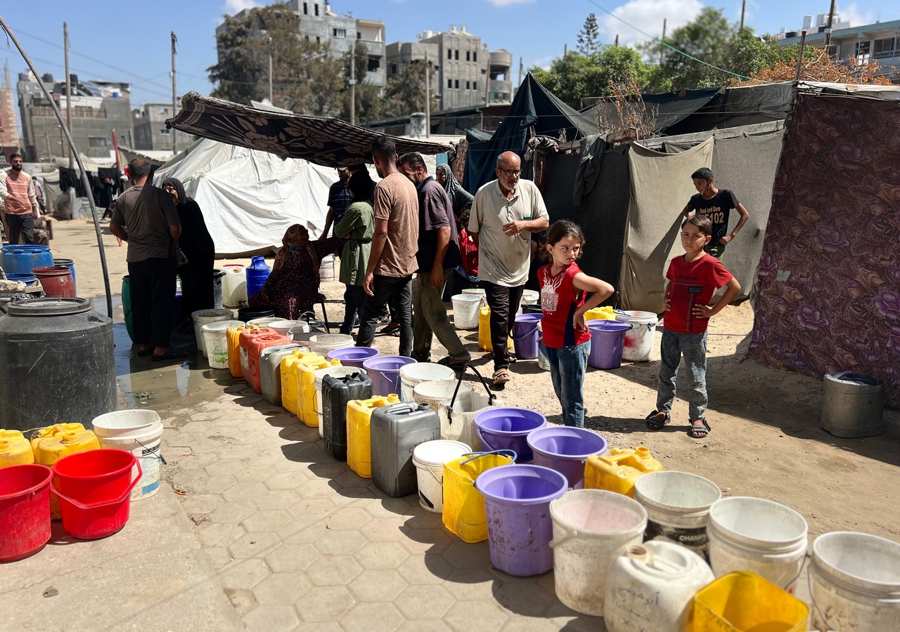 В секторе Газа острейшая нехватка воды.