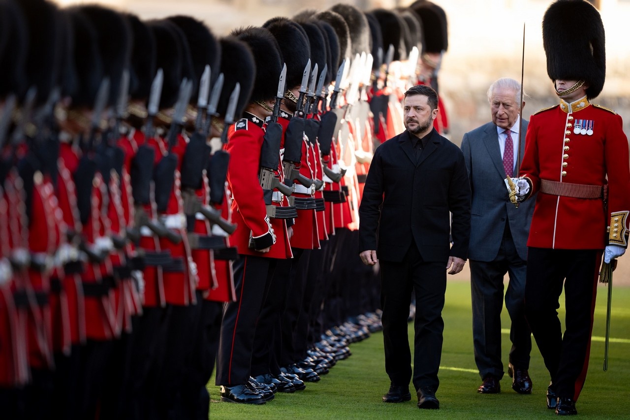 Зеленский и король.
