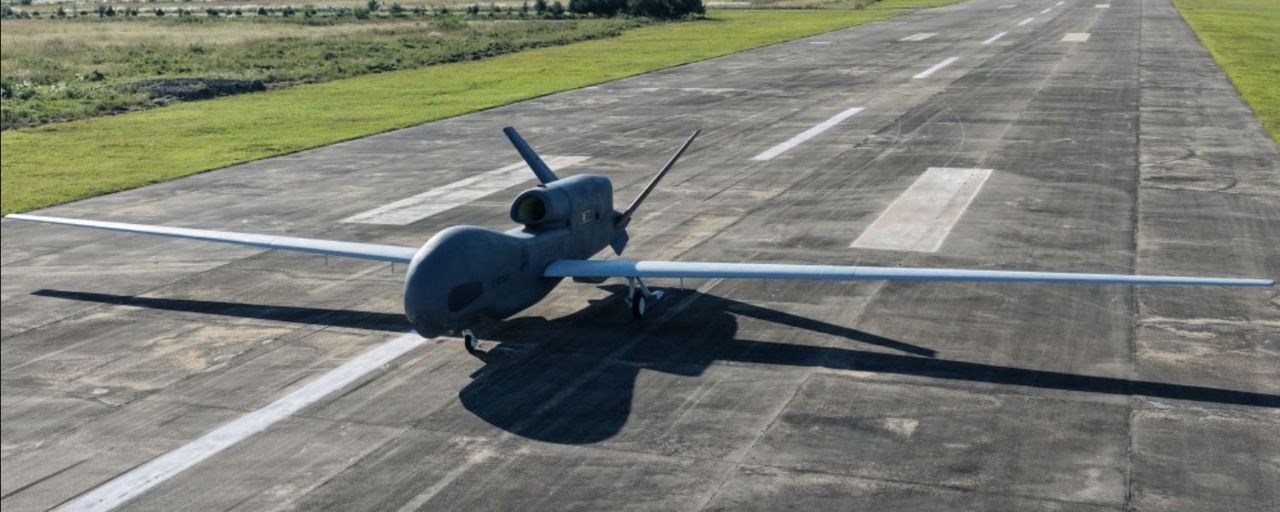 Беспилотник Saetbyol-4 перед испытательным полётом, 2025 г.