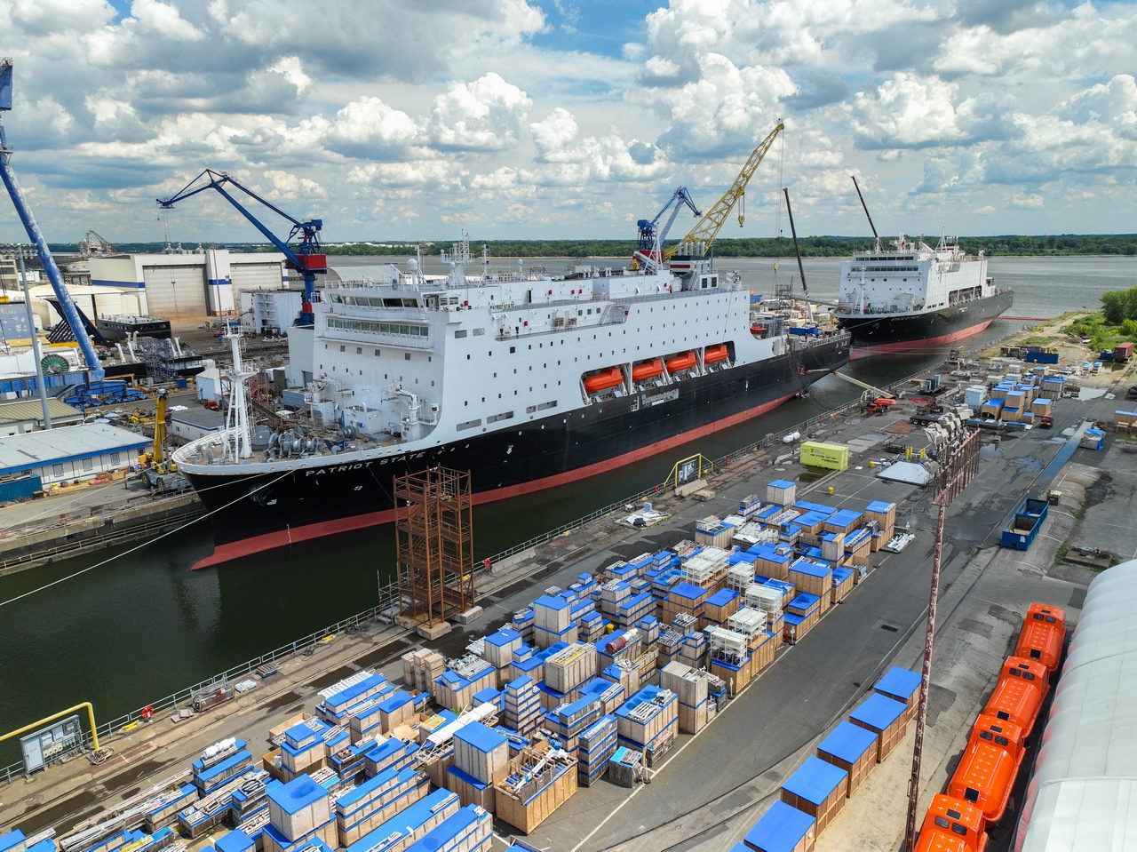 Верфь Hanwha Philly Shipyard. 