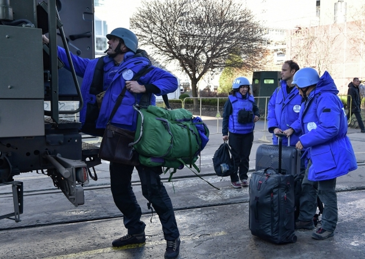 Прибытие очередной группы наблюдателей МАГАТЭ, которая сменит своих коллег на Запорожской АЭС.