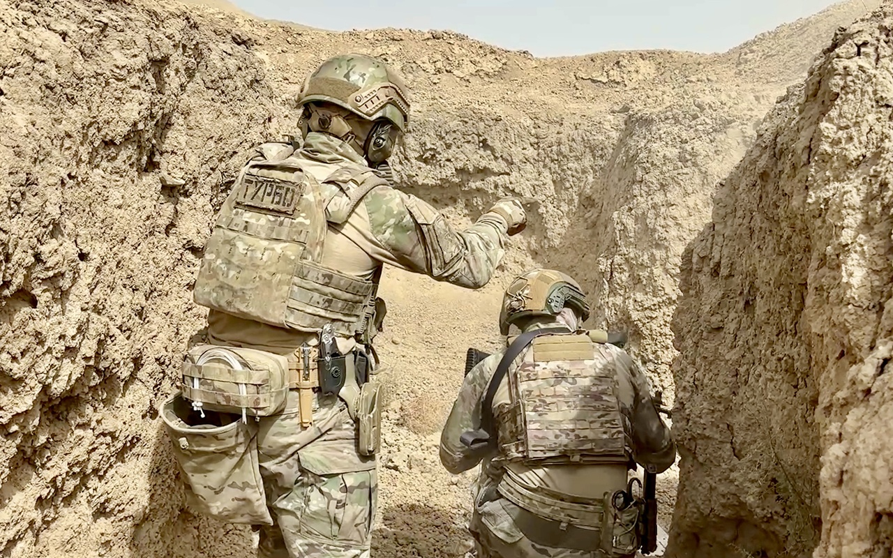 Российские разведчики отработали поиск и ликвидацию «противника» в горах Таджикистана.