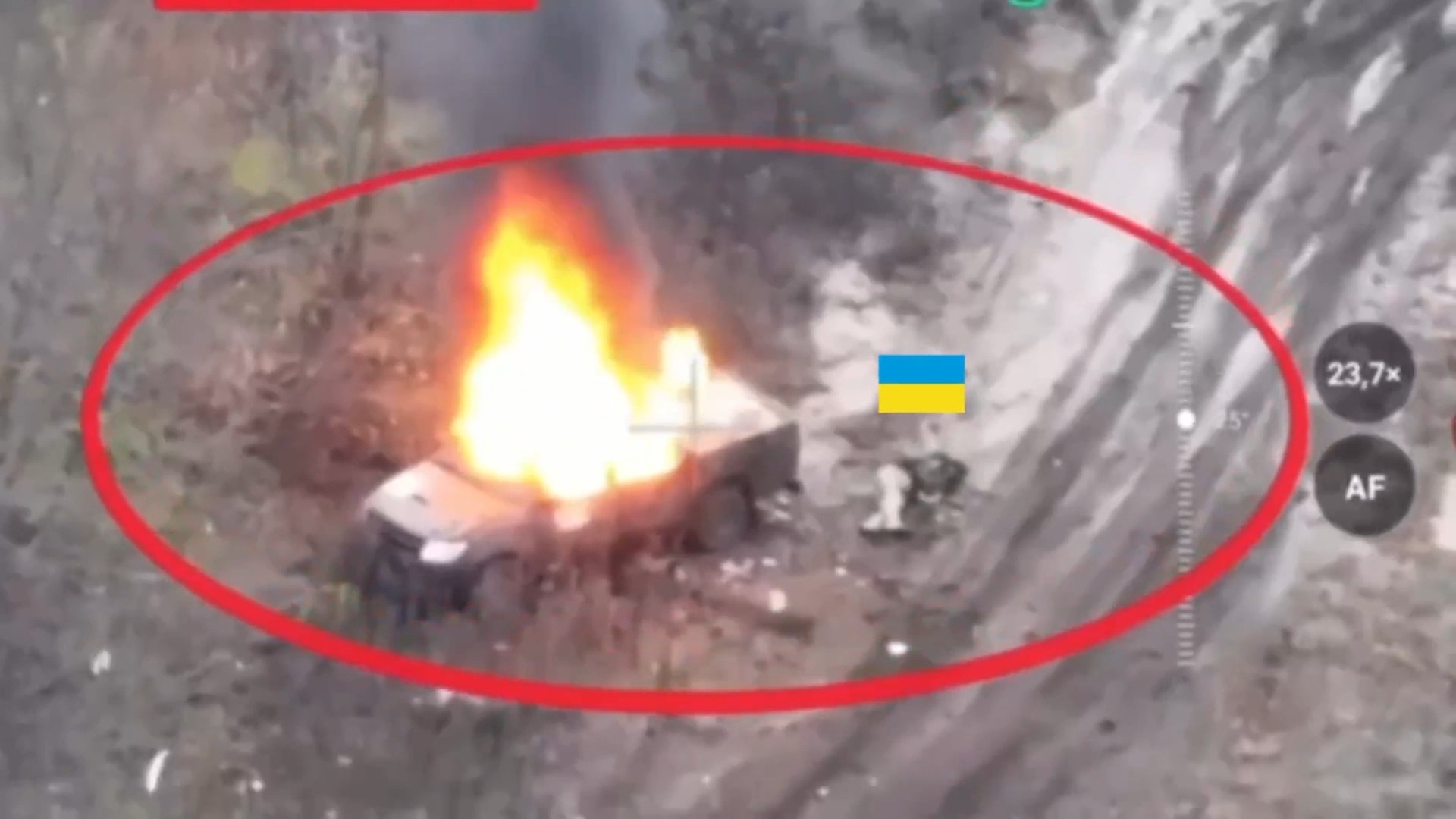 Фрагмент освобождения села Гай от противника.