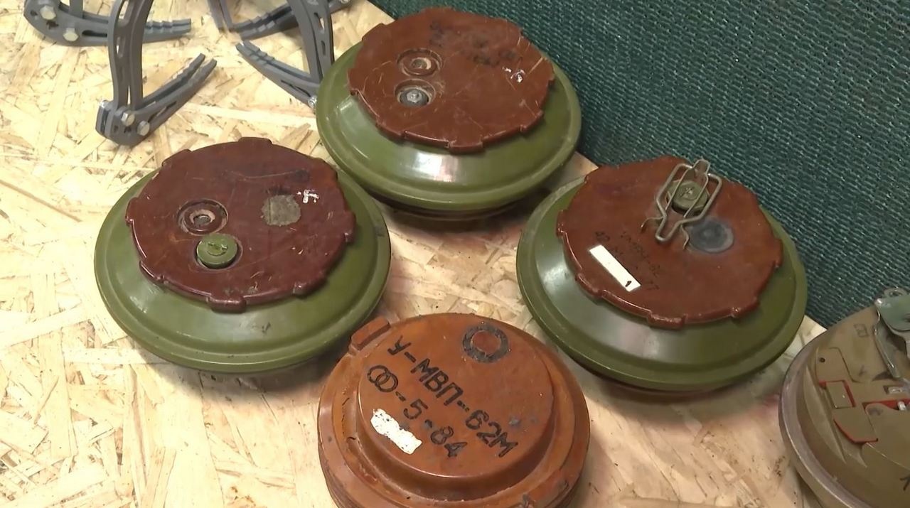 В Центре подготовки сапёров.