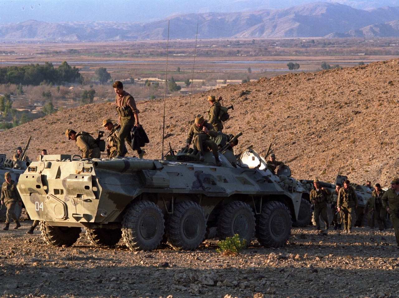 Спецназ готовится к выходу на работу.