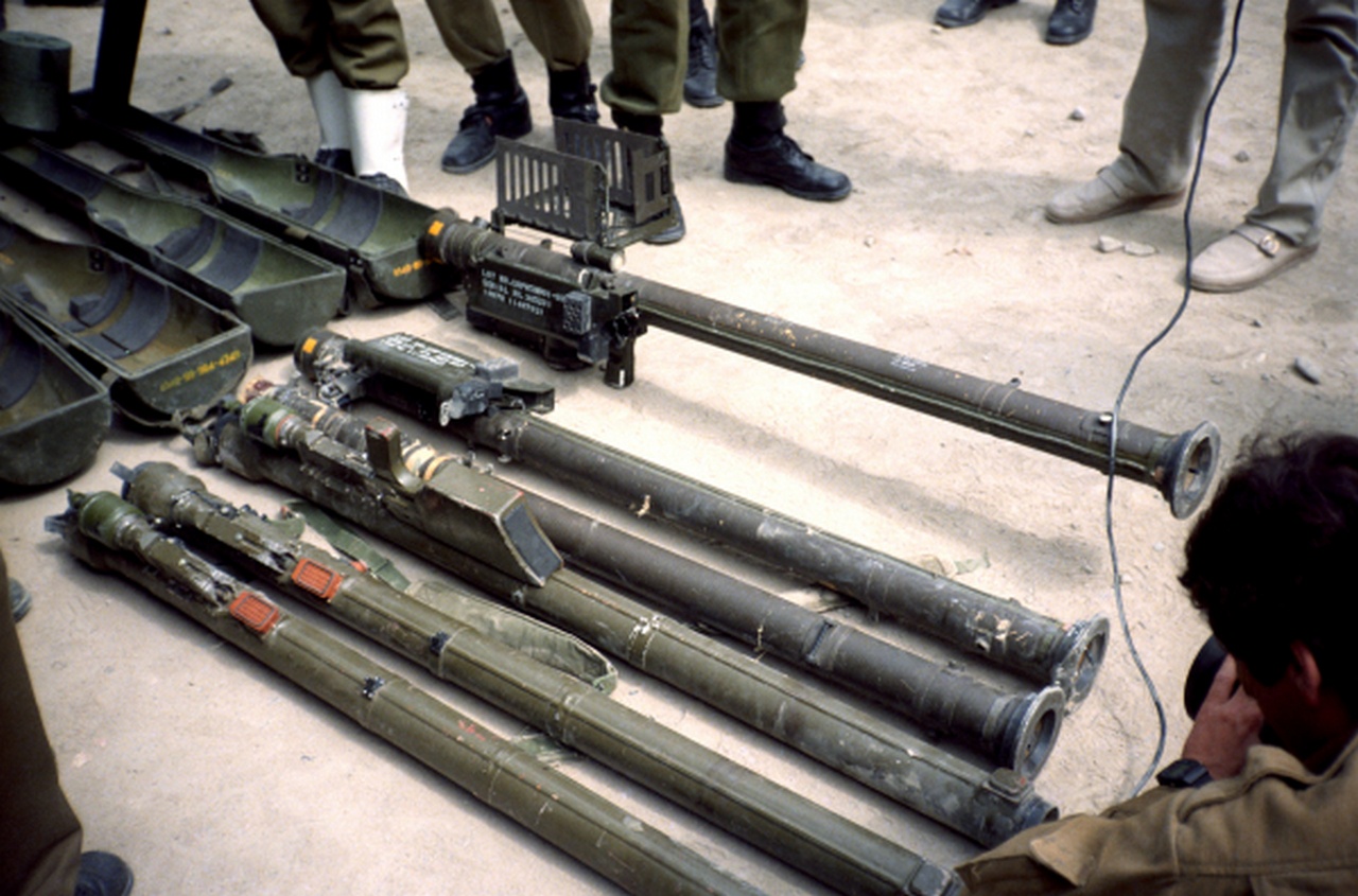 Переносные зенитные комплексы, захваченные советскими войсками.