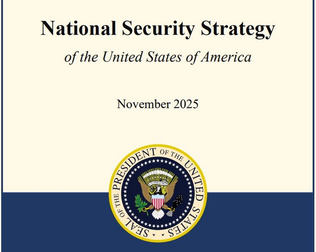 Американская Стратегия безопасности становится реально национальной.