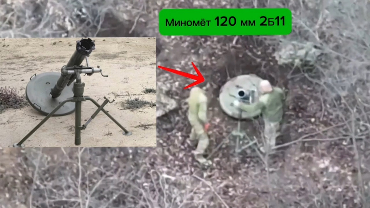 Операторы войск беспилотных систем «Южной» группировки уничтожили миномёт противника на Константиновском направлении.