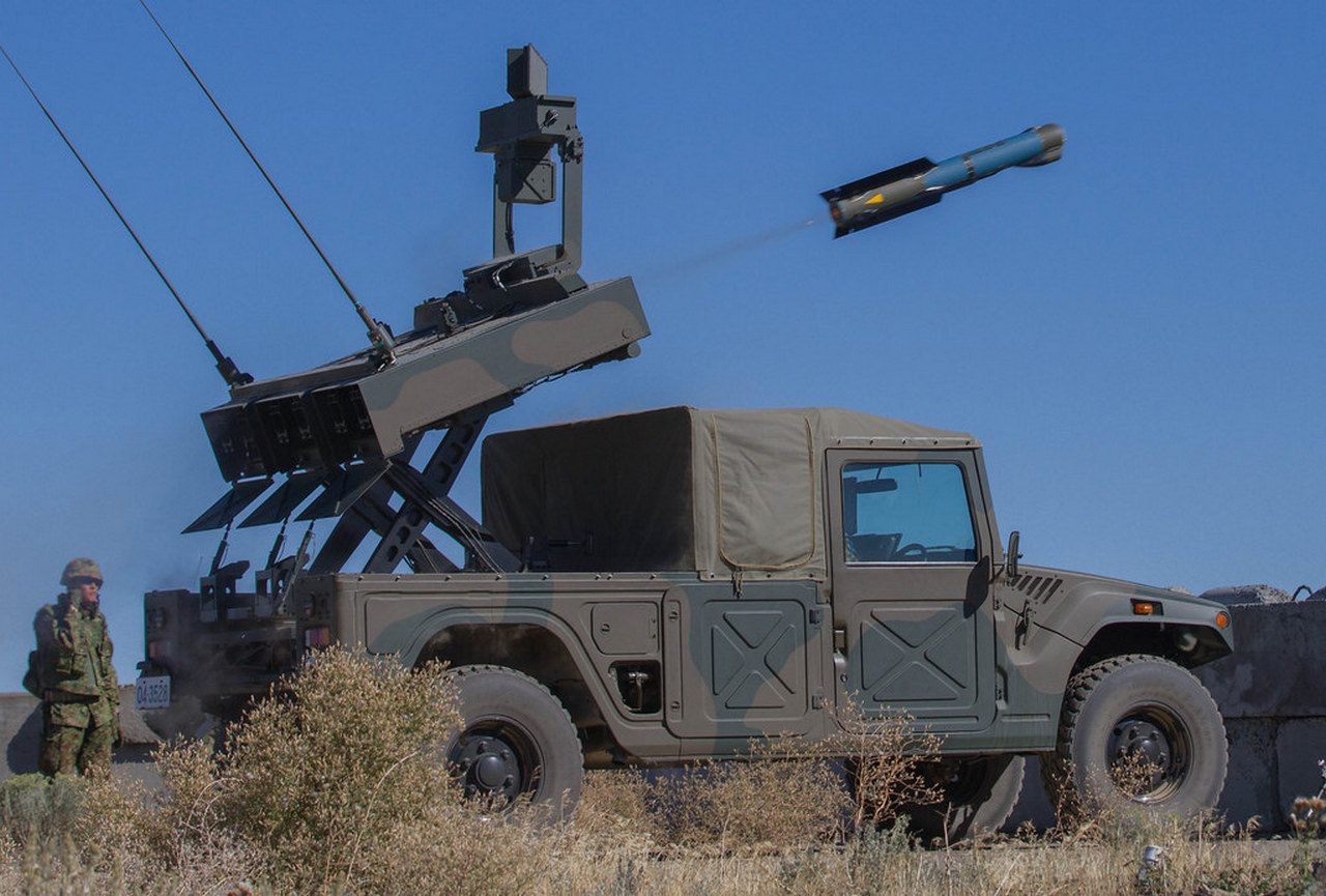 Многоцелевой ракетный комплекс Type 96 Сил самообороны Японии.