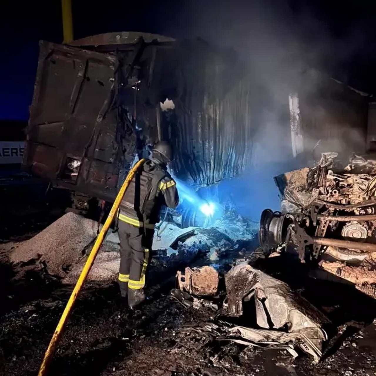 Результат ночного удара по объектам в Одесской области.