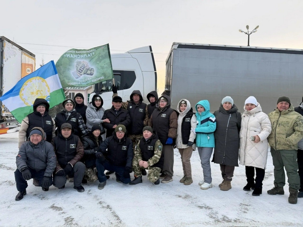 Из Башкирии отправили несколько фур с полезным грузом в зону СВО.