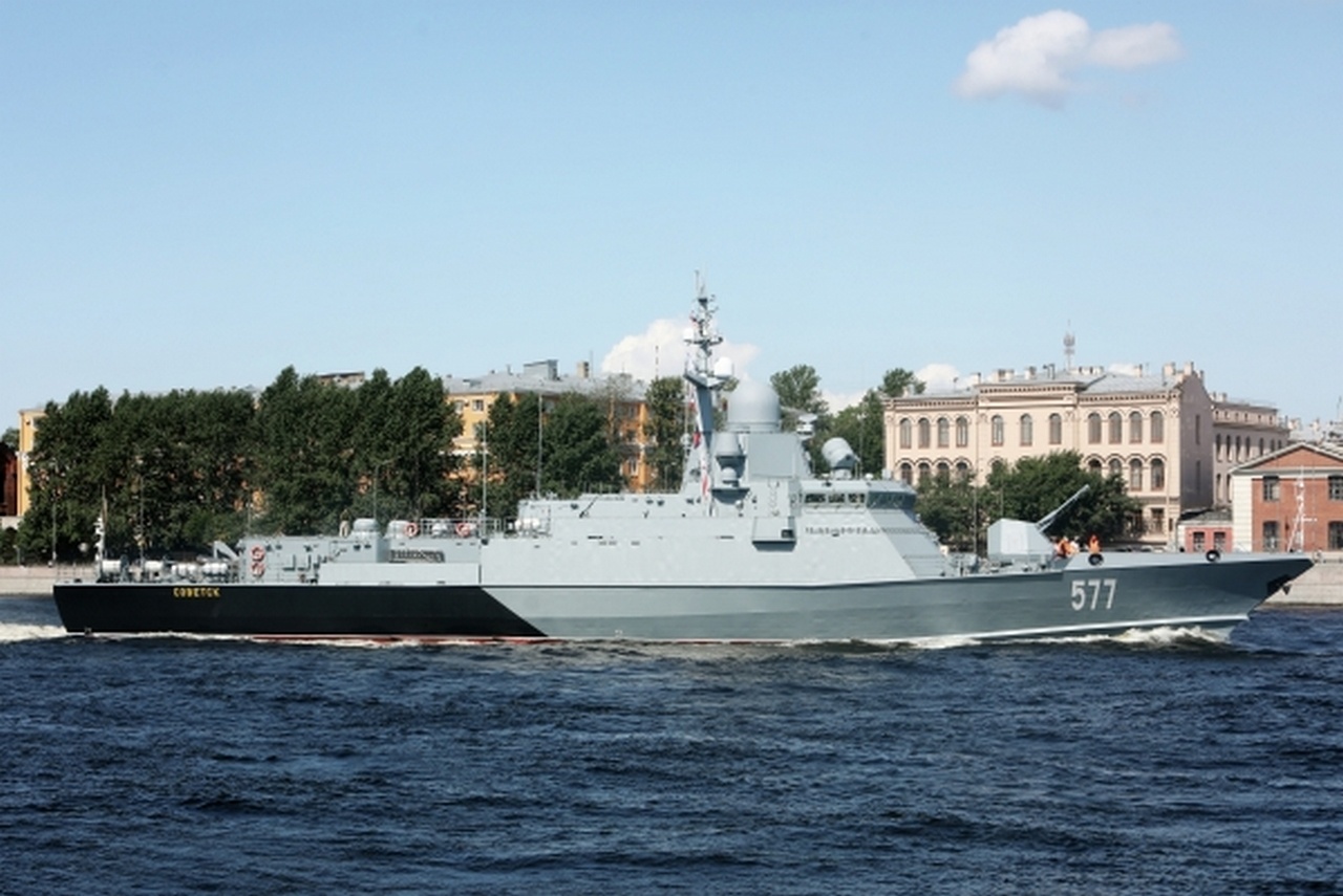 Малый ракетный корабль «Советск» проекта 22800 «Каракурт».