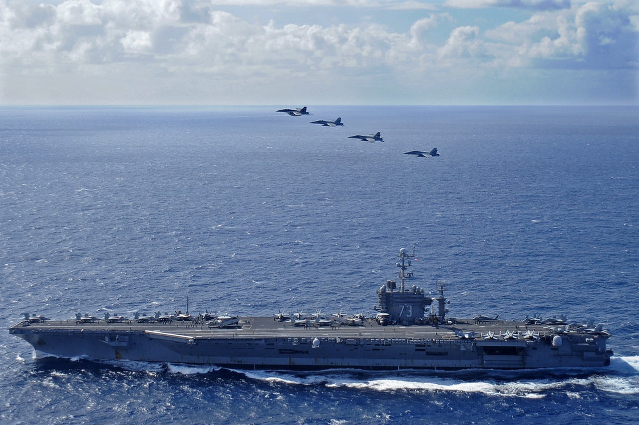 Атомный авианосец «Джордж Вашингтон».