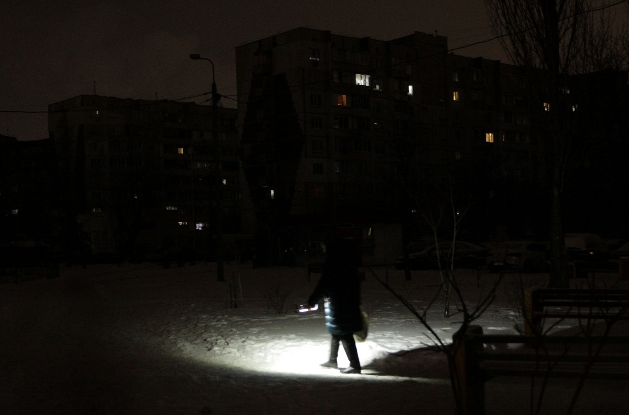 Блэкаут в Киеве.