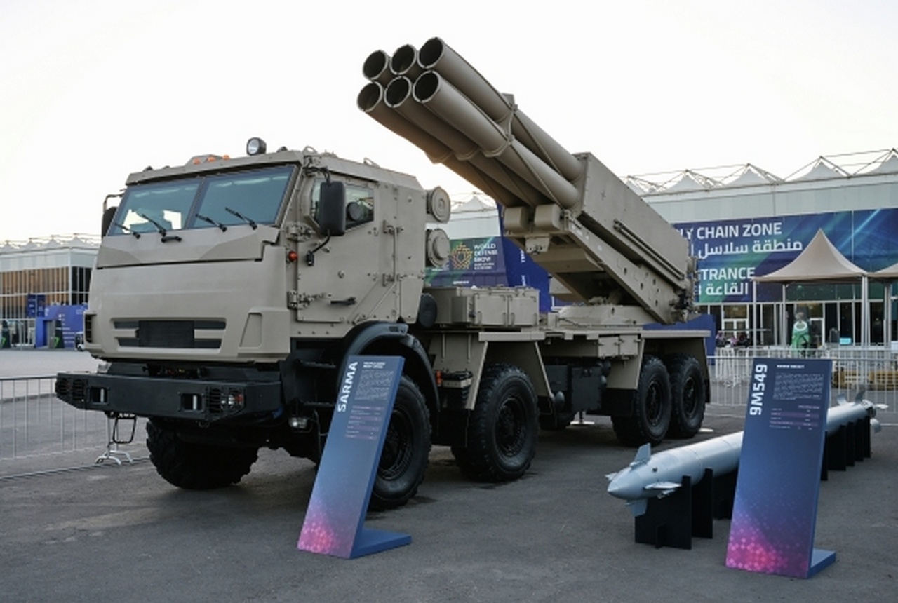 Боевая машина РСЗО «Сарма».