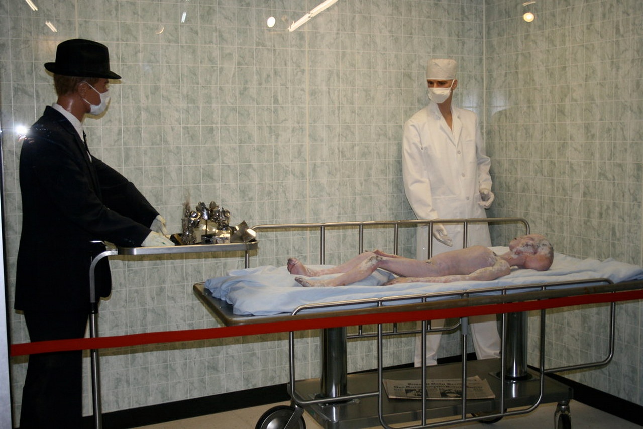 В Международном музее НЛО в Розуэлле.