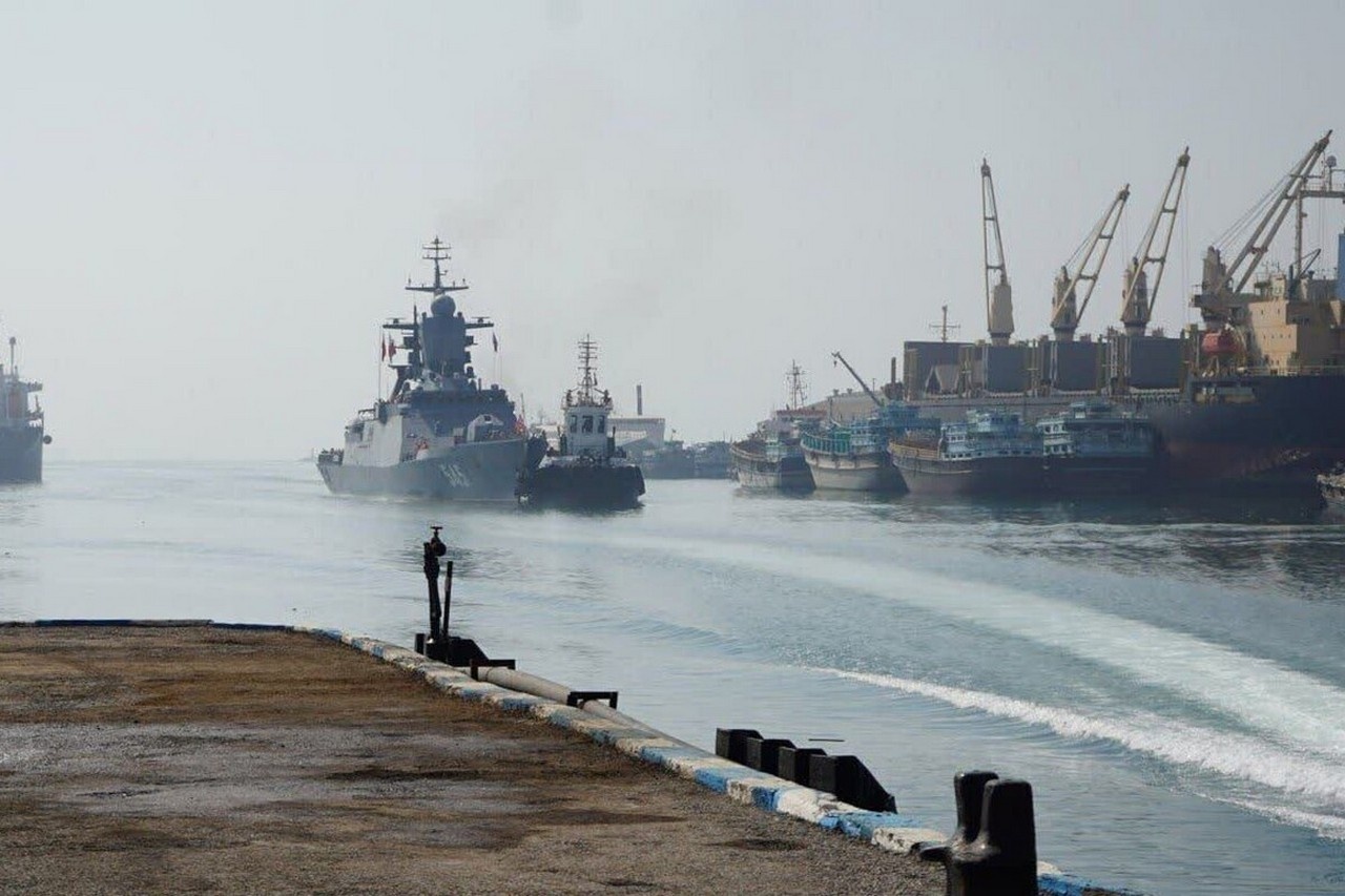 На совместные военно-морские учения Ирана и России прибыл корвет «Стойкий», 18 февраля 2026 г.