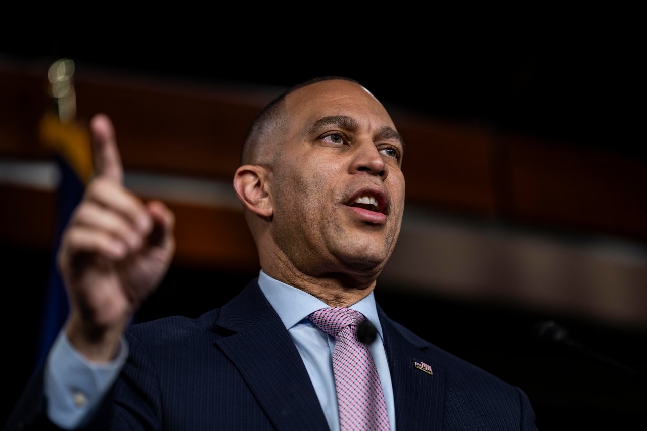 Лидер парламентского меньшинства в Конгрессе США Хаким Джеффрис.
