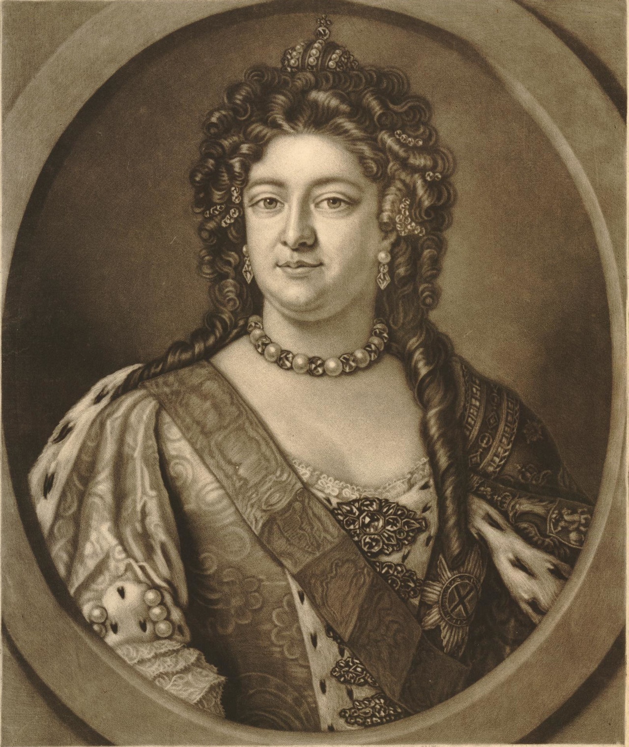 Императрица Анна Иоанновна (Д. Фабер Младший).