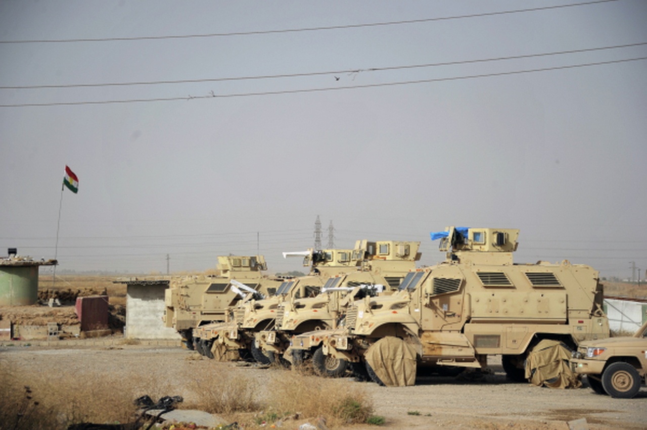 Военная техника курдской пешмерга.