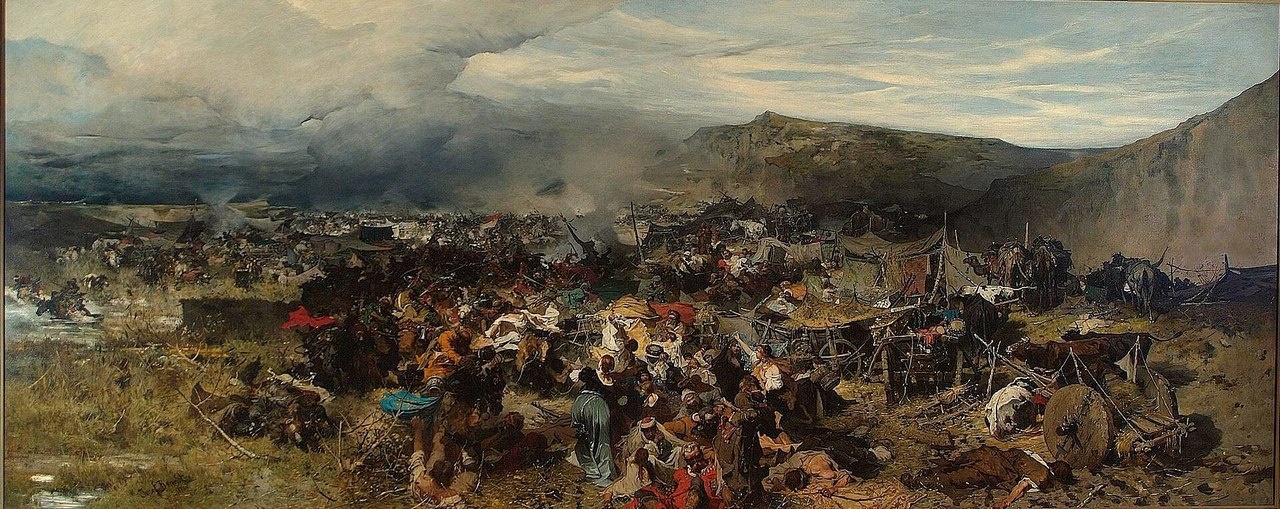 Отбитие пленников (картина Юзефа Брандта).