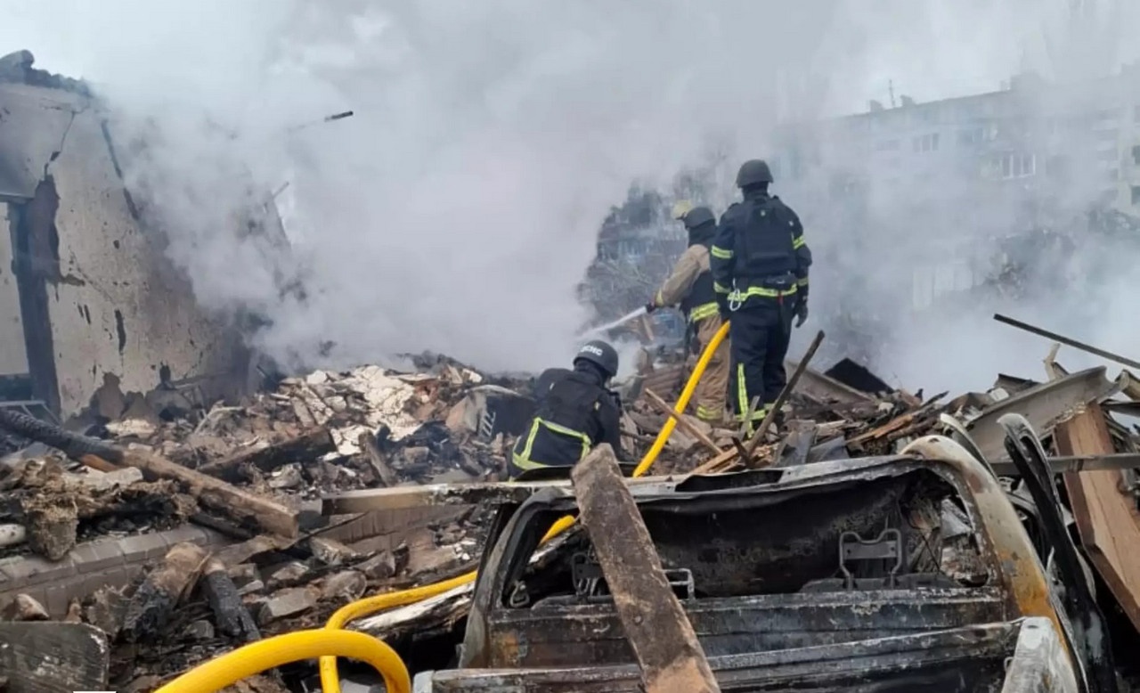 Результат российской ночной атаки по Краматорску.