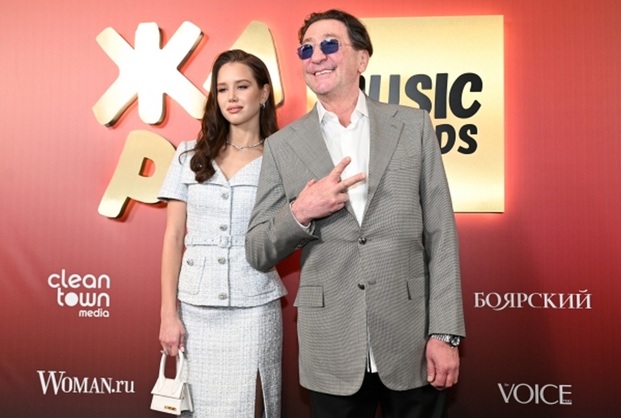Певец Григорий Лепс и его спутница Аврора Киба.