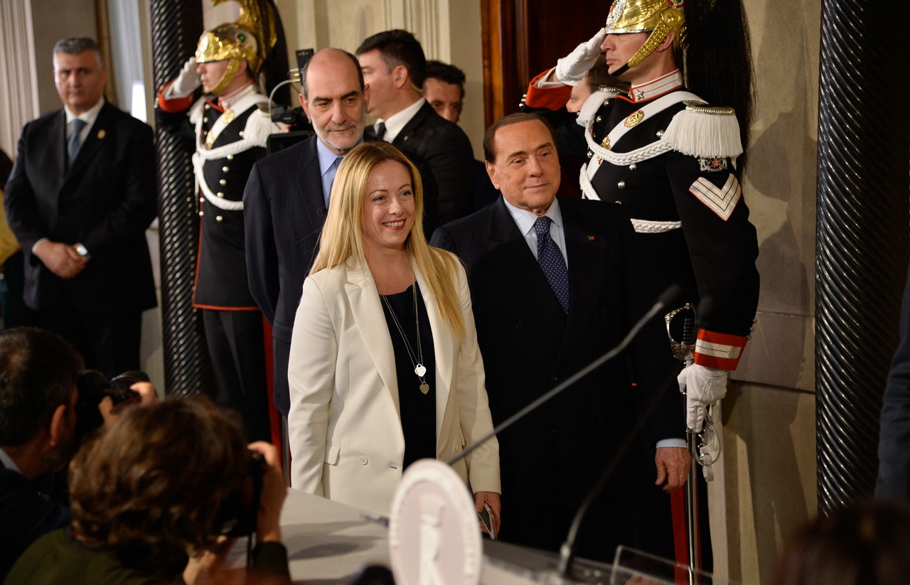 Мелони была министром по делам молодёжи в правительстве Берлускони.