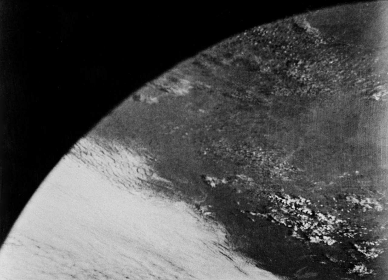 Вид планеты Земля из космоса.