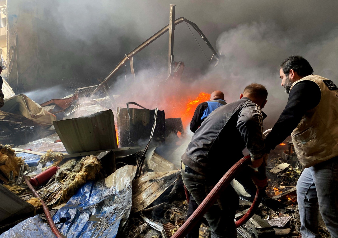 Последствия авиаудара по Бейруту, 8 апреля 2026 г.