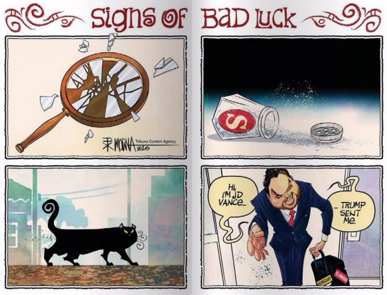 Появление Джей Ди Вэнса — плохая примета...