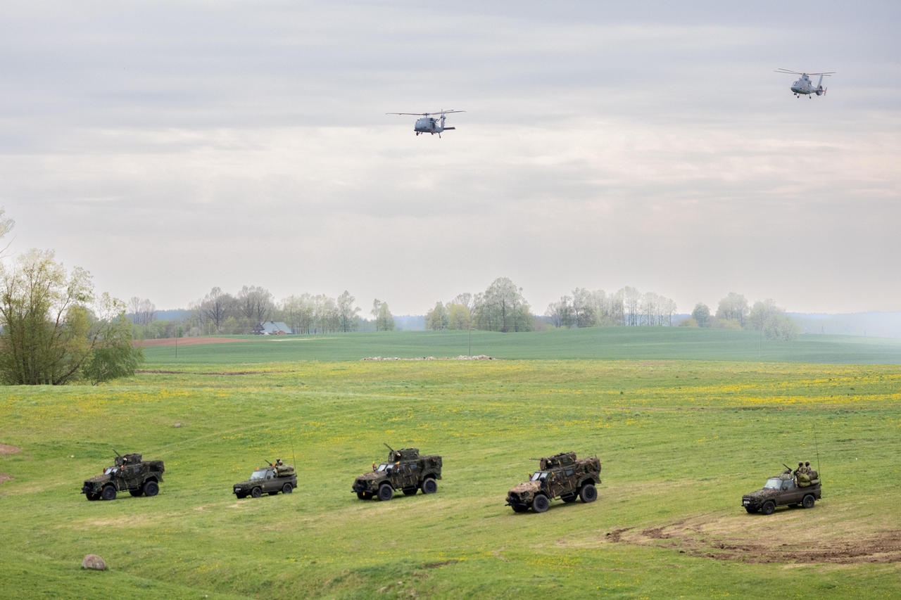 Военные учения Brave Griffin 26 с участием Польши и Литвы возле Сувалкского коридора, 6 мая 2026 г.