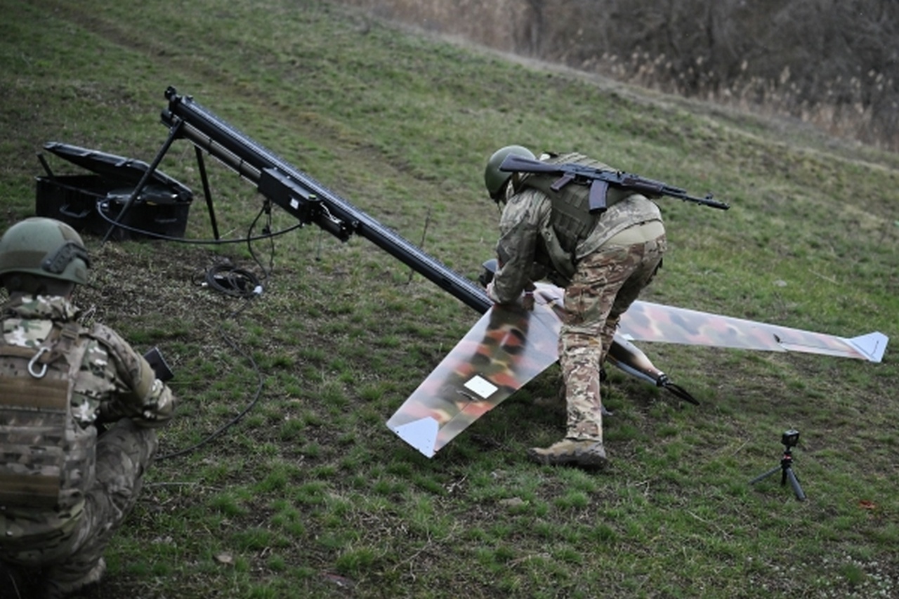Боевая работа расчёта БПЛА ZALA Z-16.