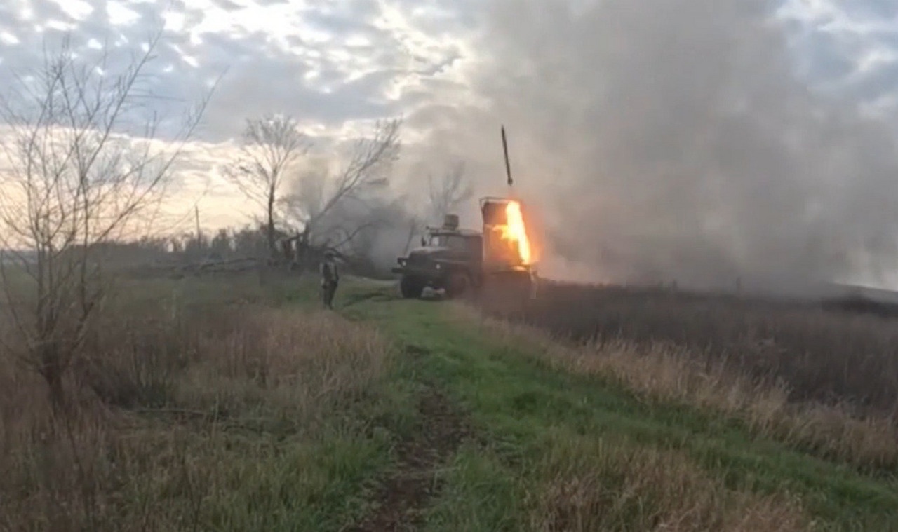 Расчёт РСЗО «Град» группировки войск «Центр» уничтожил скопление живой силы формирований ВСУ на Добропольском направлении.