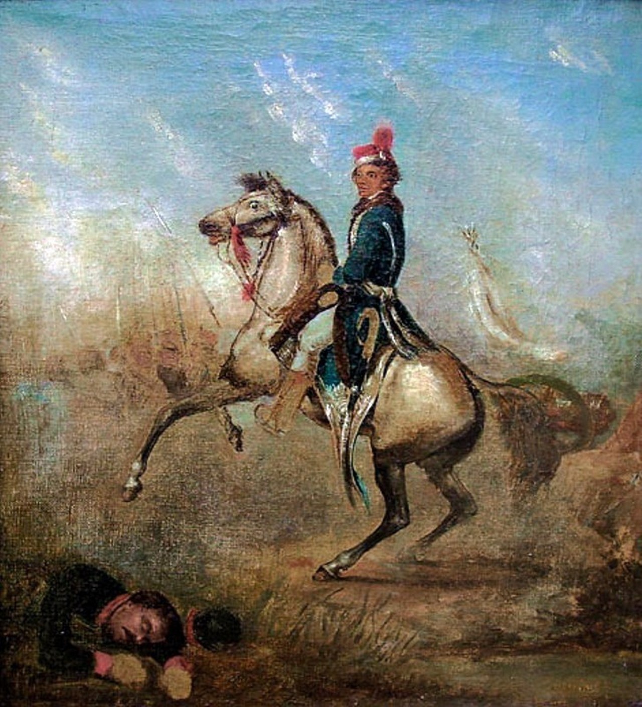 Костюшко на коне (картина М. Стаховича).
