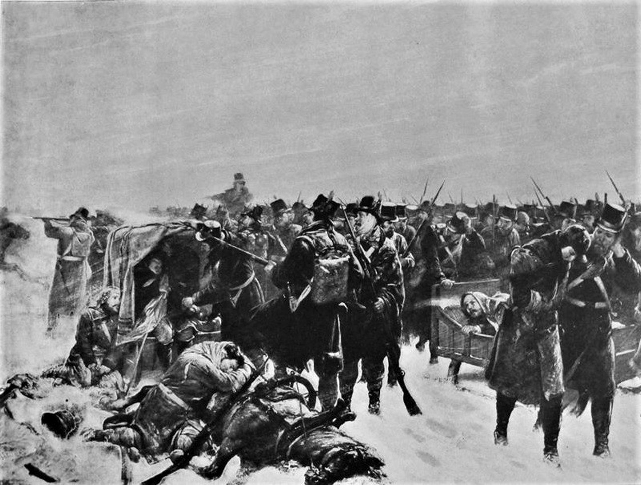 Отступление шведов с Аландских островов (картина А. Мальмстрёма).