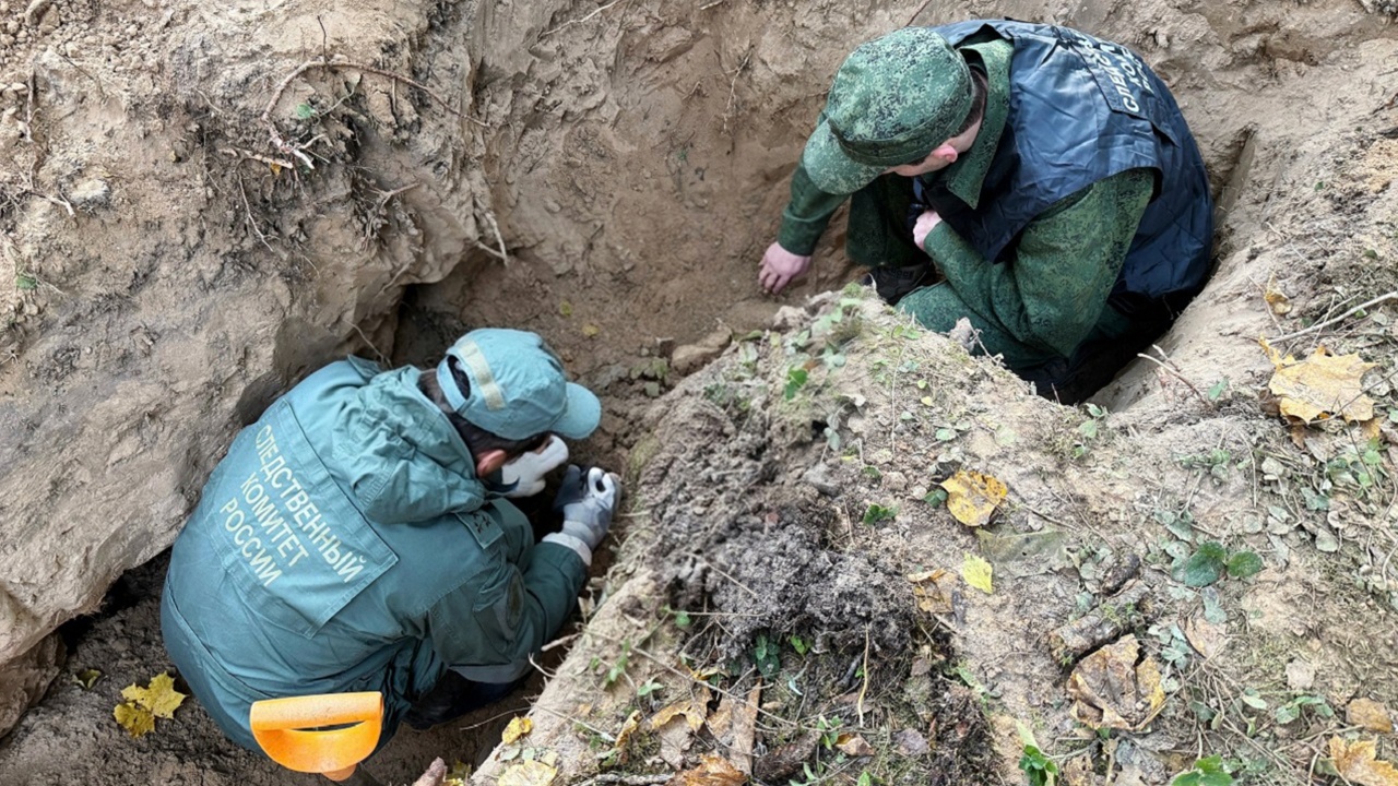 Под Тверью подняли останки 19 замученных нацистами пациентов психбольницы