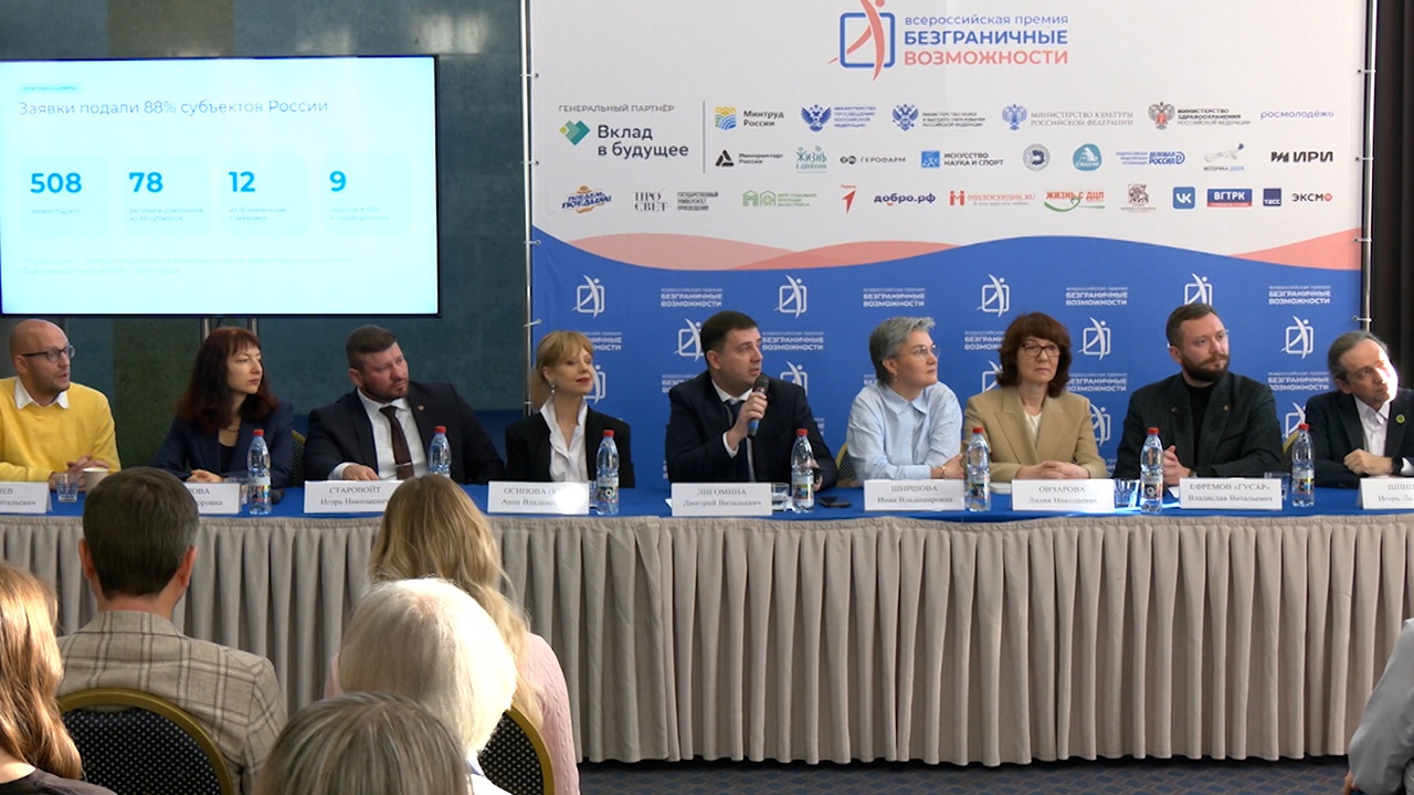 Более 500 заявок подали на конкурс-премию «Безграничные возможности»