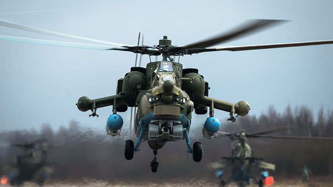 Новый вертолет Ми-28Н «Ночной охотник» поступил на вооружение ЗВО